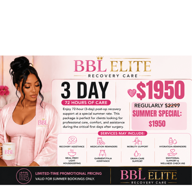 Summer SIGNATURE ELITE RECOVERY at BBL ELITE RECOVERY CARE