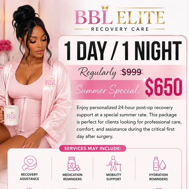 RECOVERY RESET PACKAGE at BBL ELITE RECOVERY CARE